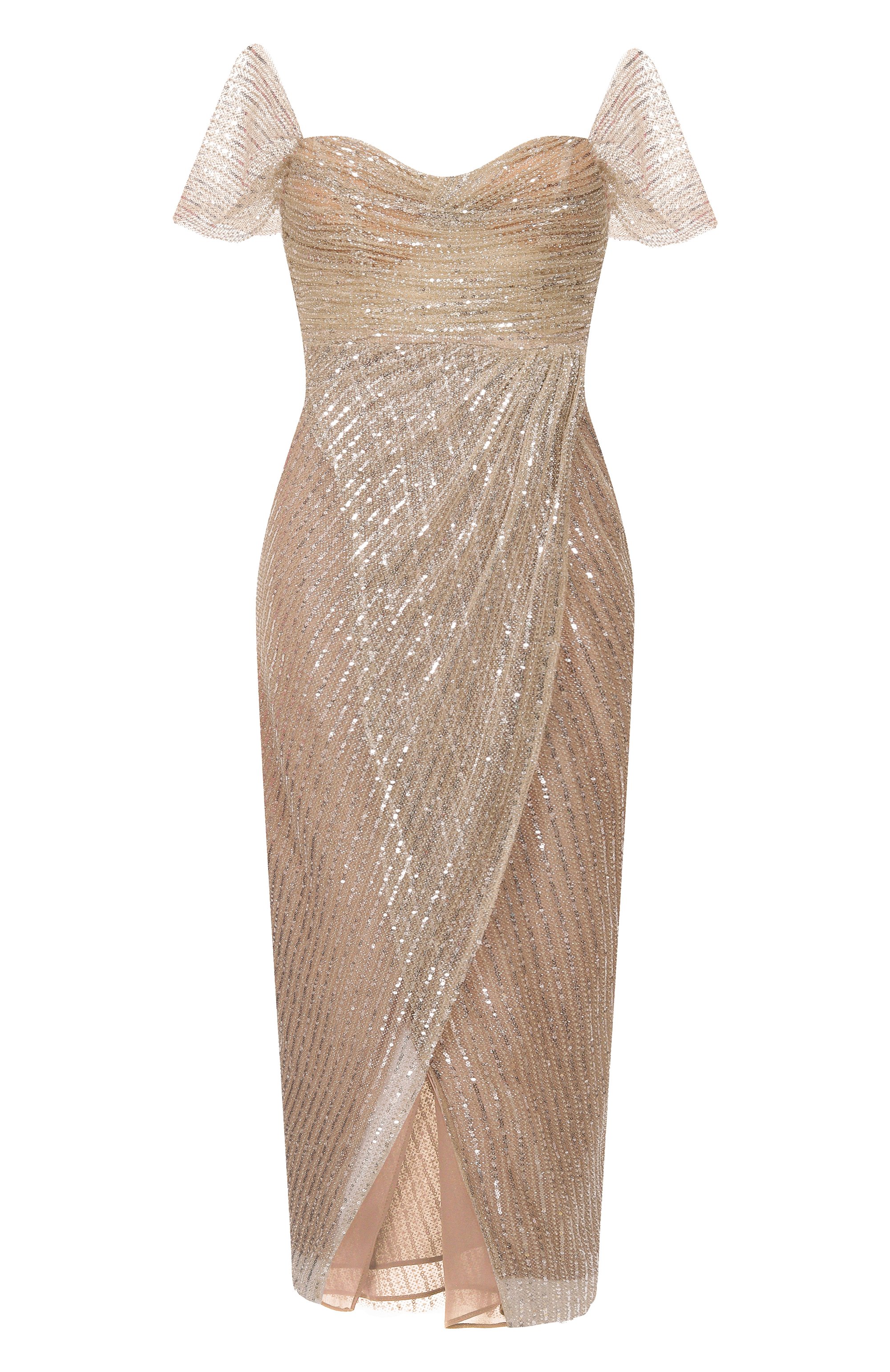 Платье с отделкой пайетками SASHA KIM, арт. SK-00001760, фото 1