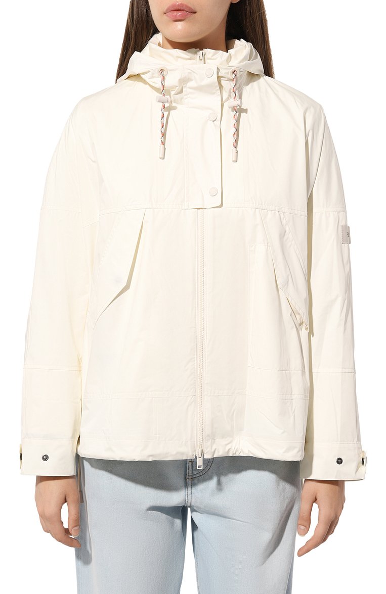 Женская комплект из двух курток YS ARMY PARIS белого цвета, арт. 22EFV04964M32W | Фото 3 (Длина (верхняя одежда): Короткие; Рукава: Длинные; Стили: Спорт-шик; Кросс-КТ: Куртка, Утепленные; Автоматизация состава: Проставлено; Автоматизация ТО: Проставлено)