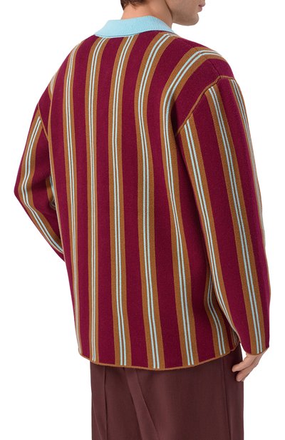 Кардиган из хлопка и шерсти DROLE DE MONSIEUR, арт. K-CA171-W0023-WN, фото 4