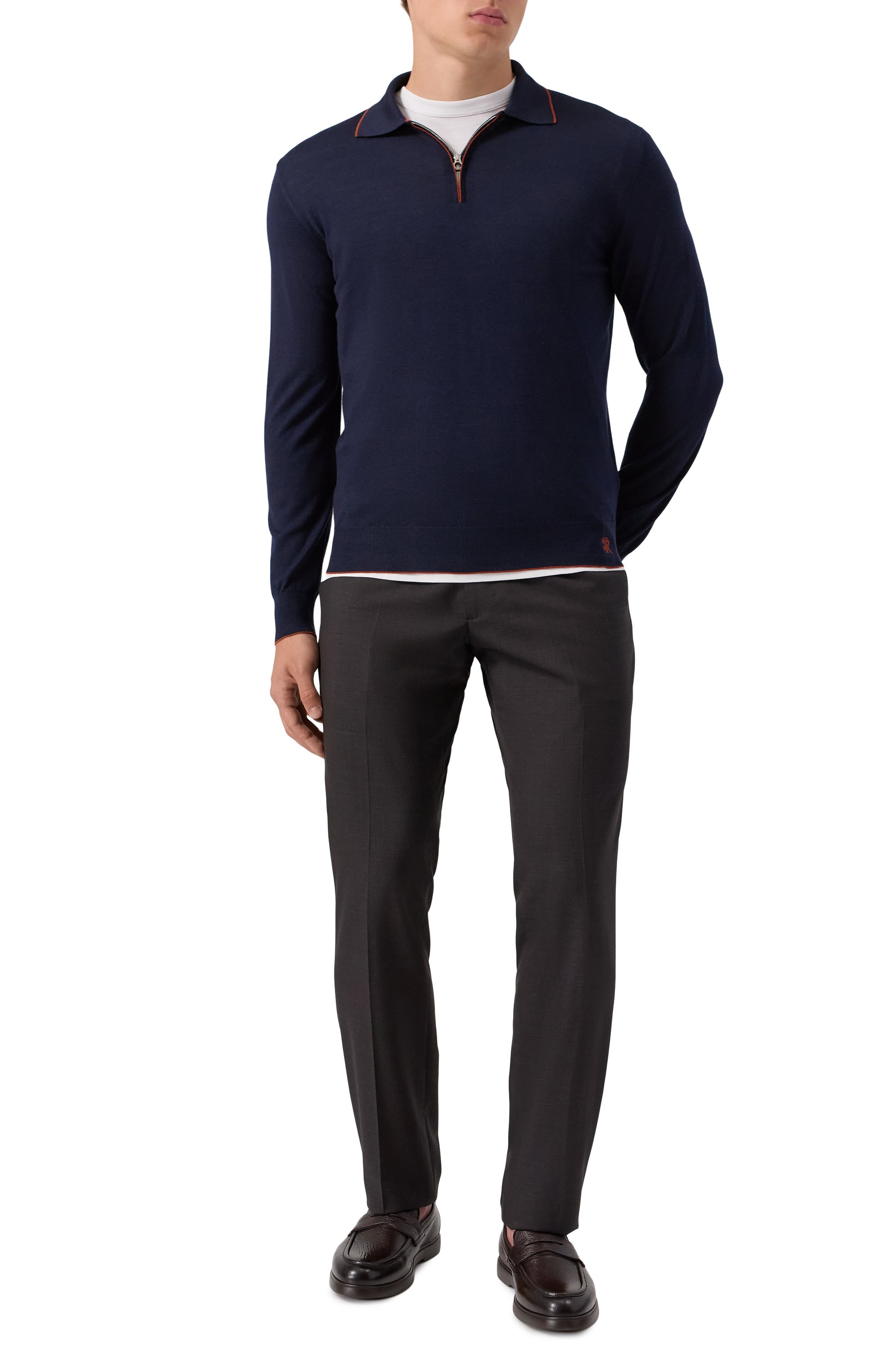 Поло из шерсти и шелка STEFANO RICCI, арт. KE08004P30/E25374, фото 2