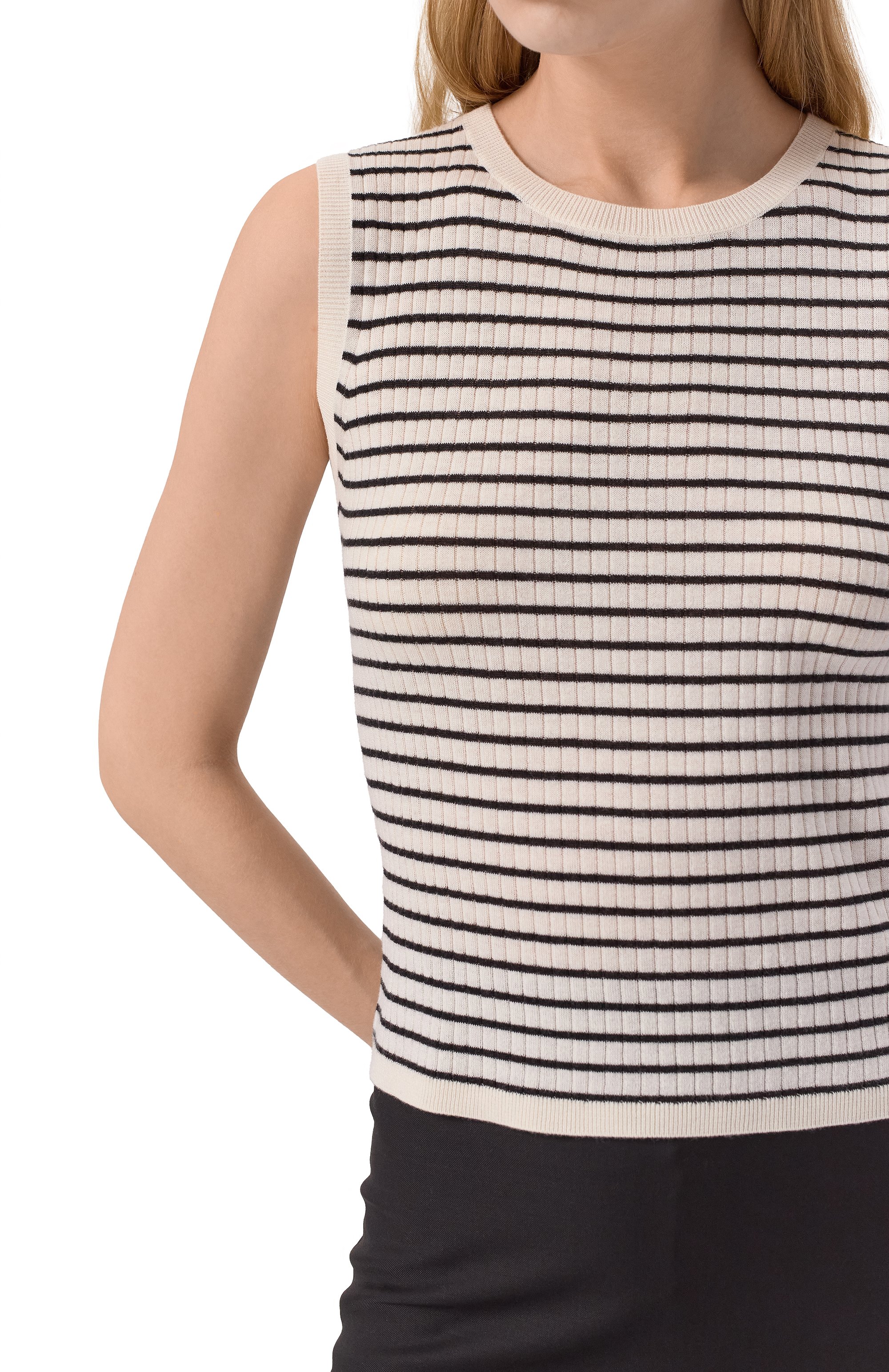 Топ из шелка и шерсти  MAX MARA STUDIO, арт. VALERIA, фото 5