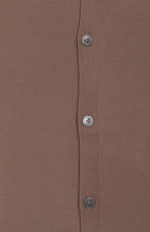 Хлопковая рубашка Van Laack SAFIR0S/S00301 Коричневый  SAFIR0S/S00301 Фото 5