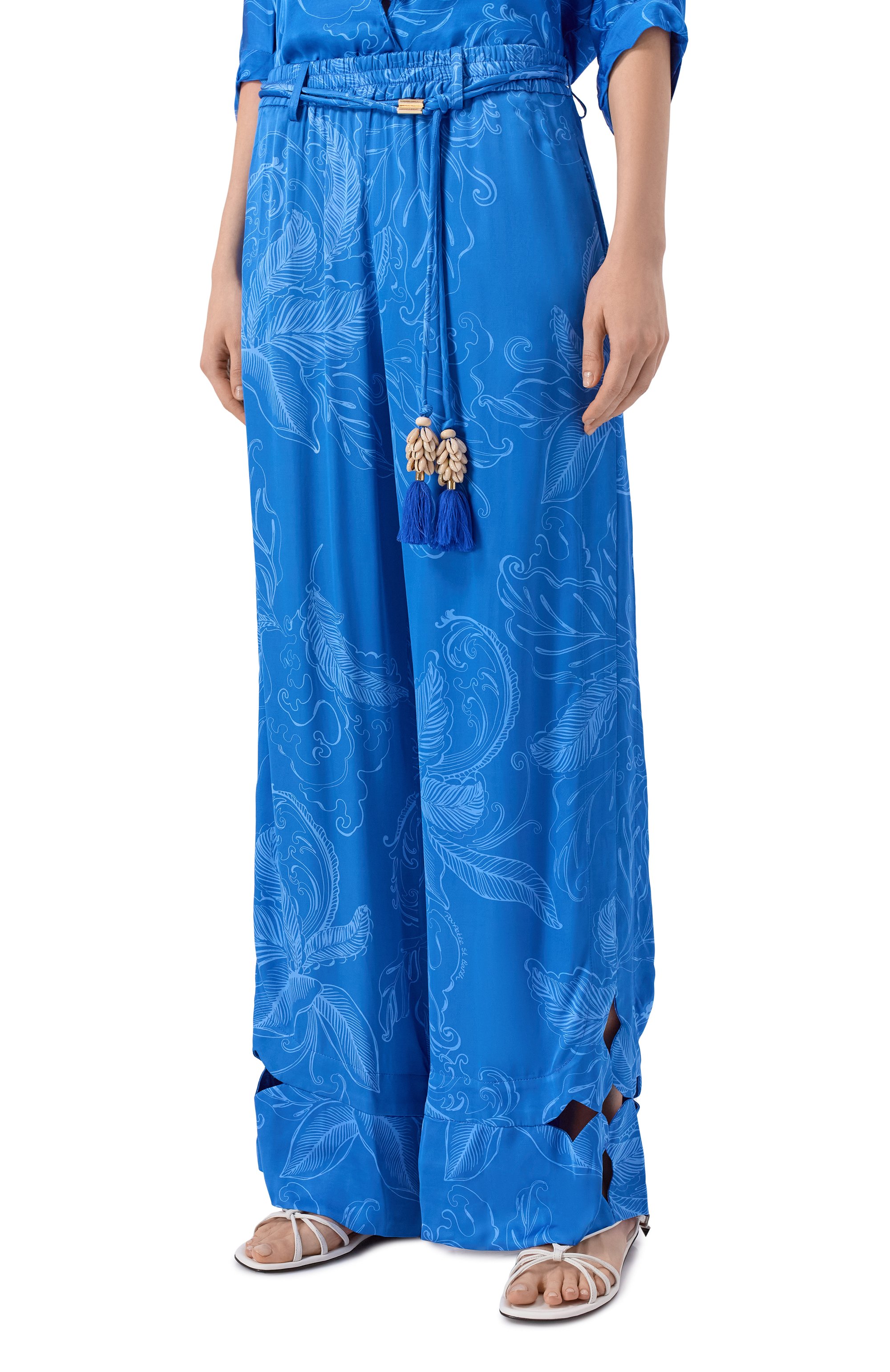 Атласные брюки POUPETTE ST BARTH, арт. WPFR26QVYRFU, фото 3