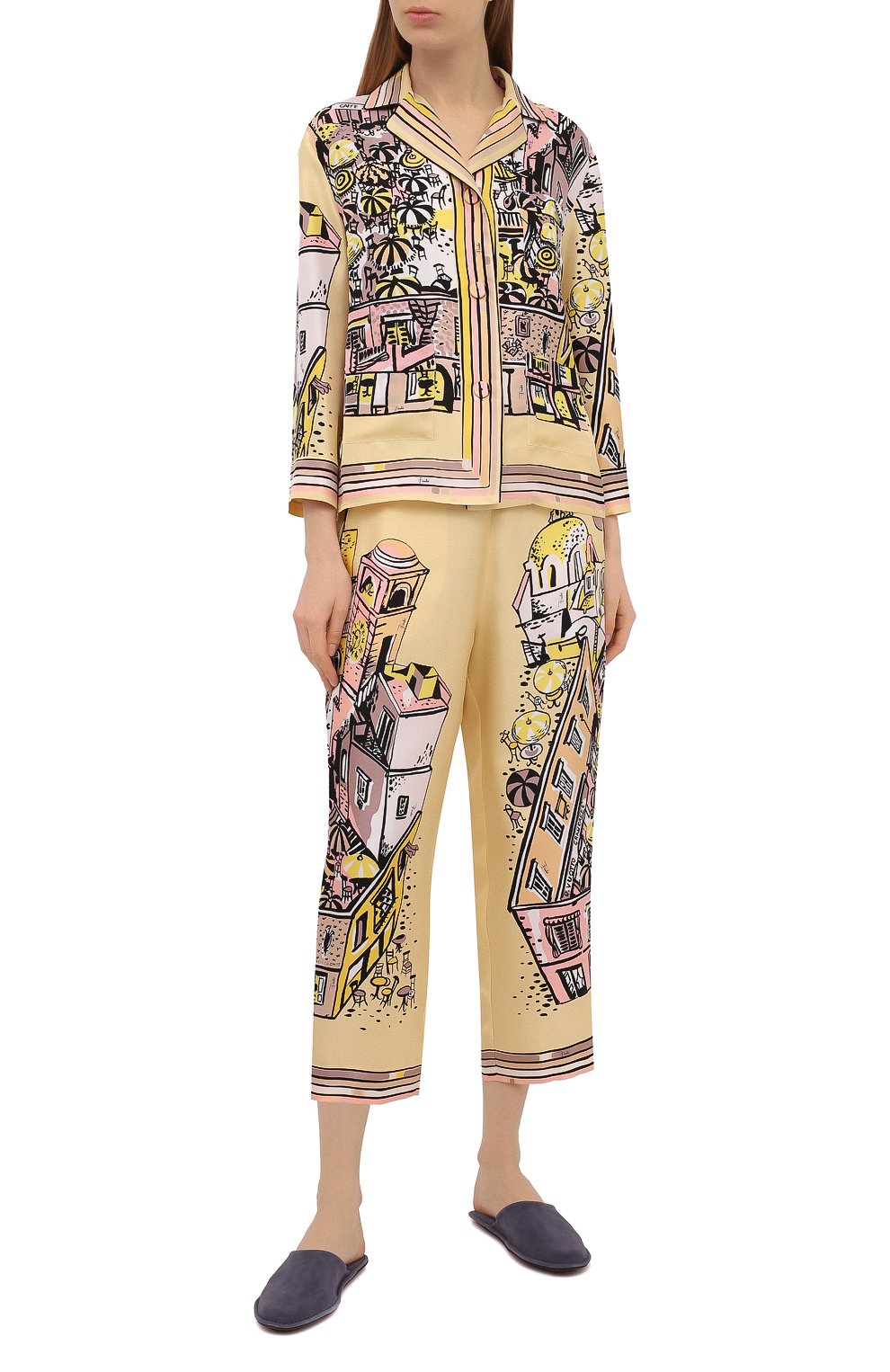 Шелковые брюки EMILIO PUCCI, арт. 1HRT20/1H721, фото 2