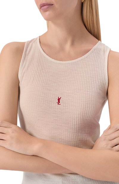 Шерстяная майка SAINT LAURENT, арт. 752721/YBMV2, фото 5
