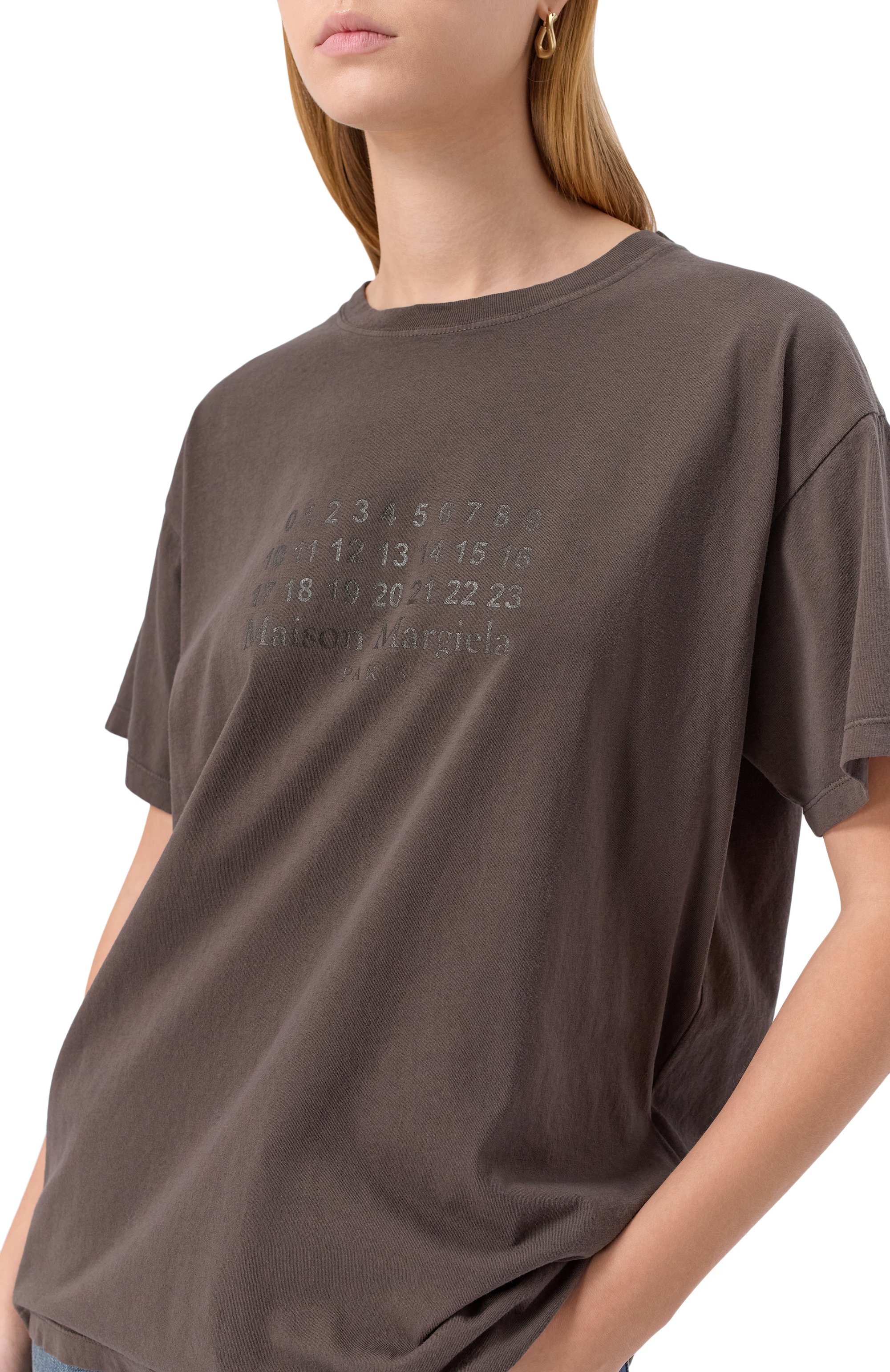 Хлопковая футболка MAISON MARGIELA, арт. S29GC0307/S24575, фото 5