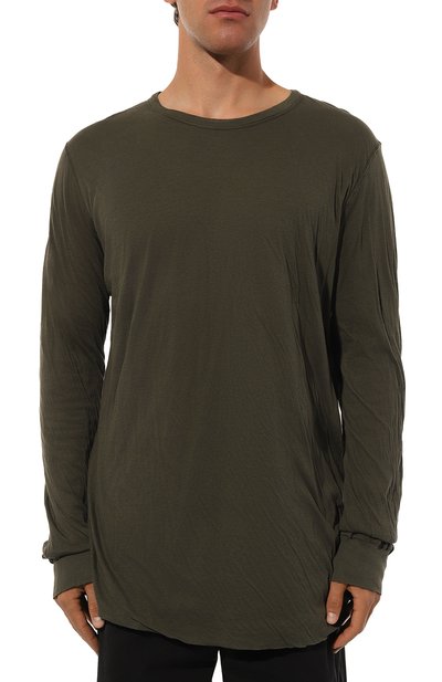 Хлопковый лонгслив RICK OWENS, арт. RU02D6258/UC, фото 3