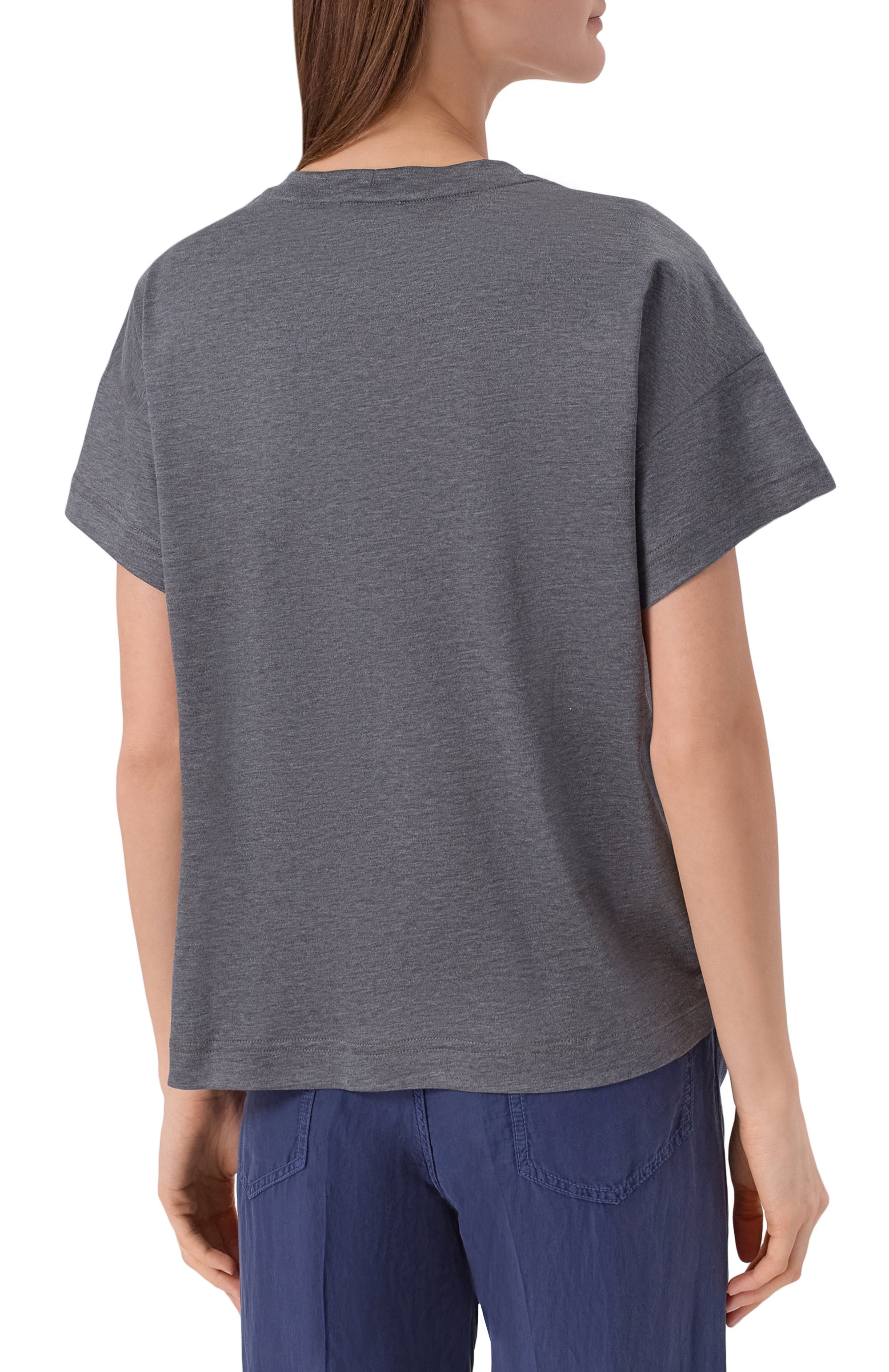 Футболка из шелка и хлопка GIORGIO ARMANI, арт. GW003315/AF25467, фото 4