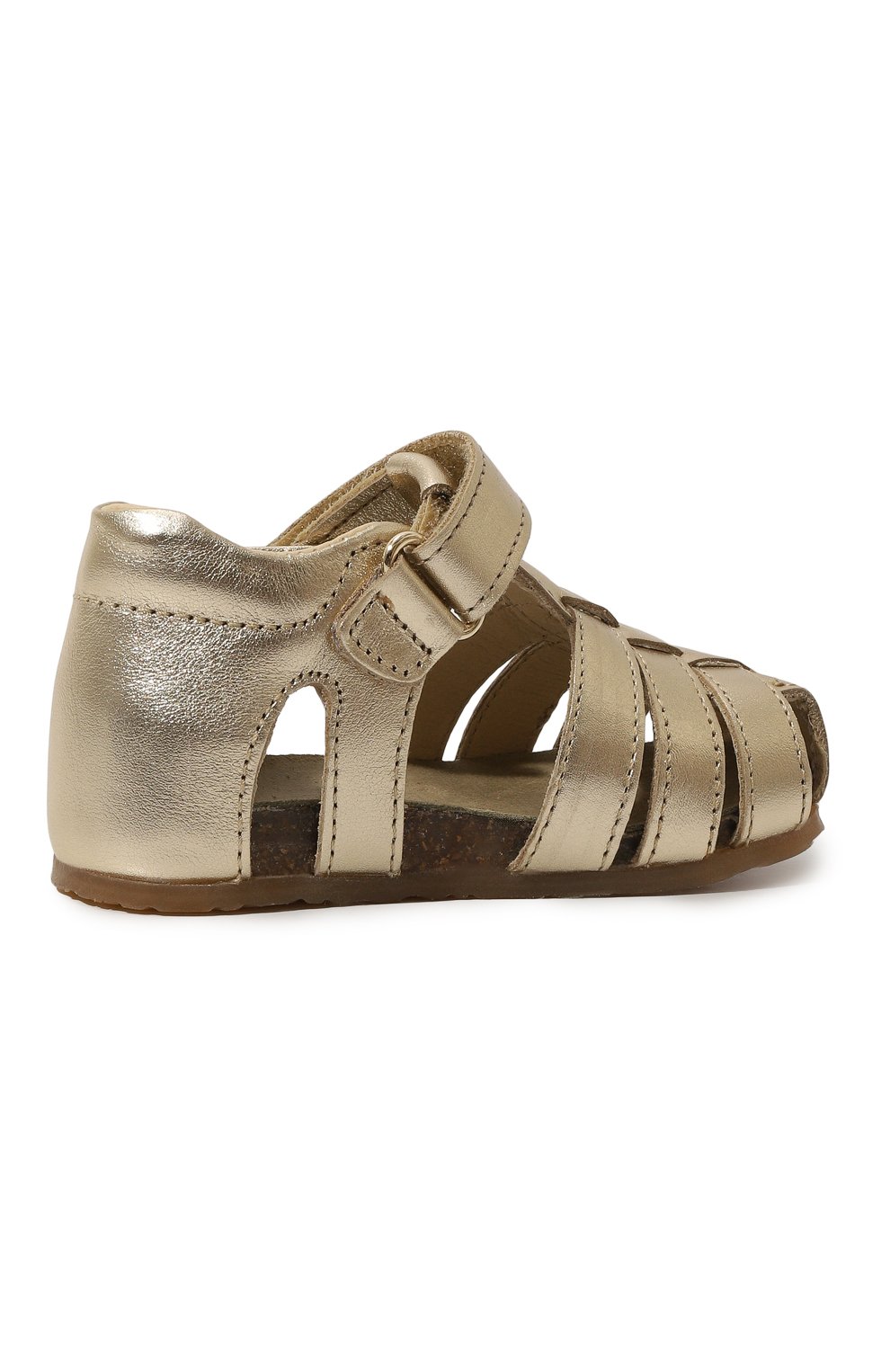 Кожаные сандалии FALCOTTO золотого цвета по цене 9550 руб., арт. 1500736/16/18-26, фото 3 Кожаные сандалии FALCOTTO, арт. 1500736/16/18-26, фото 3