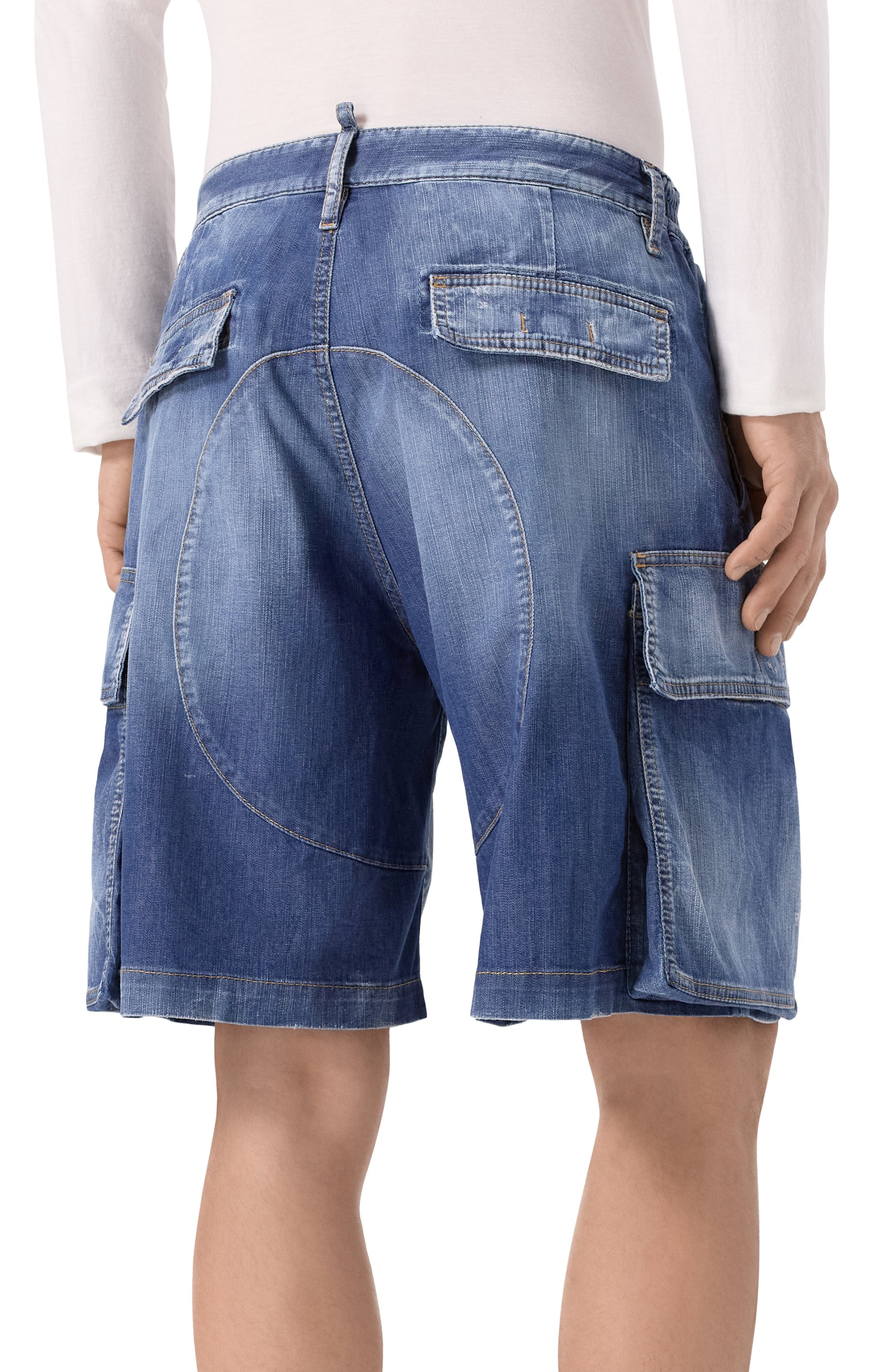 Джинсовые шорты DSQUARED2, арт. S78MU0062/S30341, фото 4