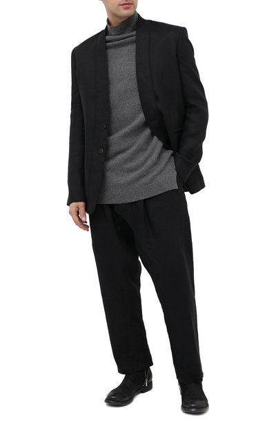 Замшевые сапоги OFFICINE CREATIVE черного цвета по цене 53400 руб., арт. HIVE/009/ANTARES, фото 2 Замшевые сапоги OFFICINE CREATIVE, арт. HIVE/009/ANTARES, фото 2