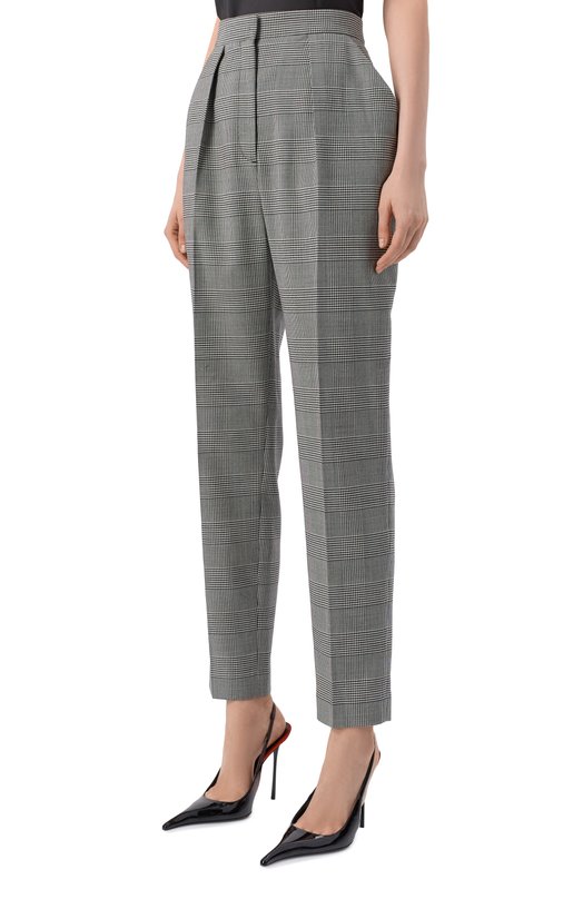 Шерстяные брюки Balmain GF1PN190/WD31 Серый  GF1PN190/WD31 Фото 3