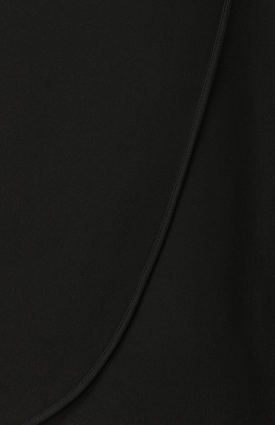 Однотонная юбка-миди из шелка VALENTINO черного цвета по цене 108500 руб., арт. QB0RA4711MM, фото 5 Однотонная юбка-миди из шелка VALENTINO, арт. QB0RA4711MM, фото 5