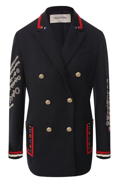 Шерстяной жакет VALENTINO, арт. RB3CE1H54FD, фото 1