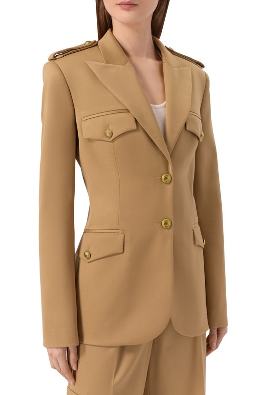 Шерстяной жакет Shervarli JA25-0017 Бежевый  JA25-0017 Фото 3