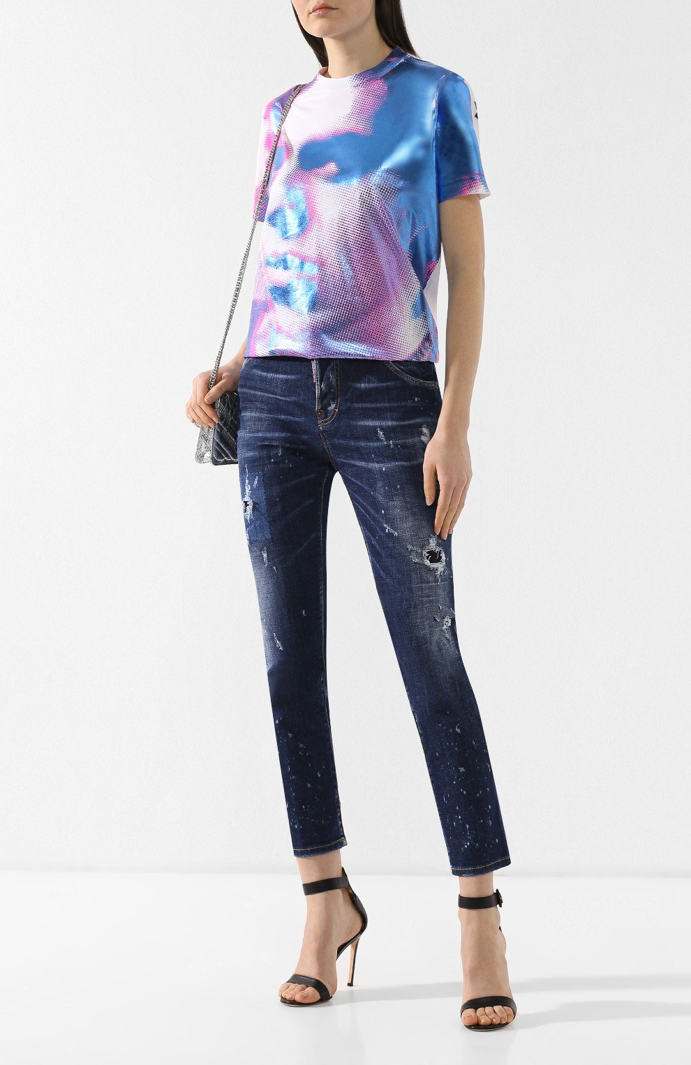 Хлопковая футболка DSQUARED2, арт. S75GC0997/S22427, фото 2