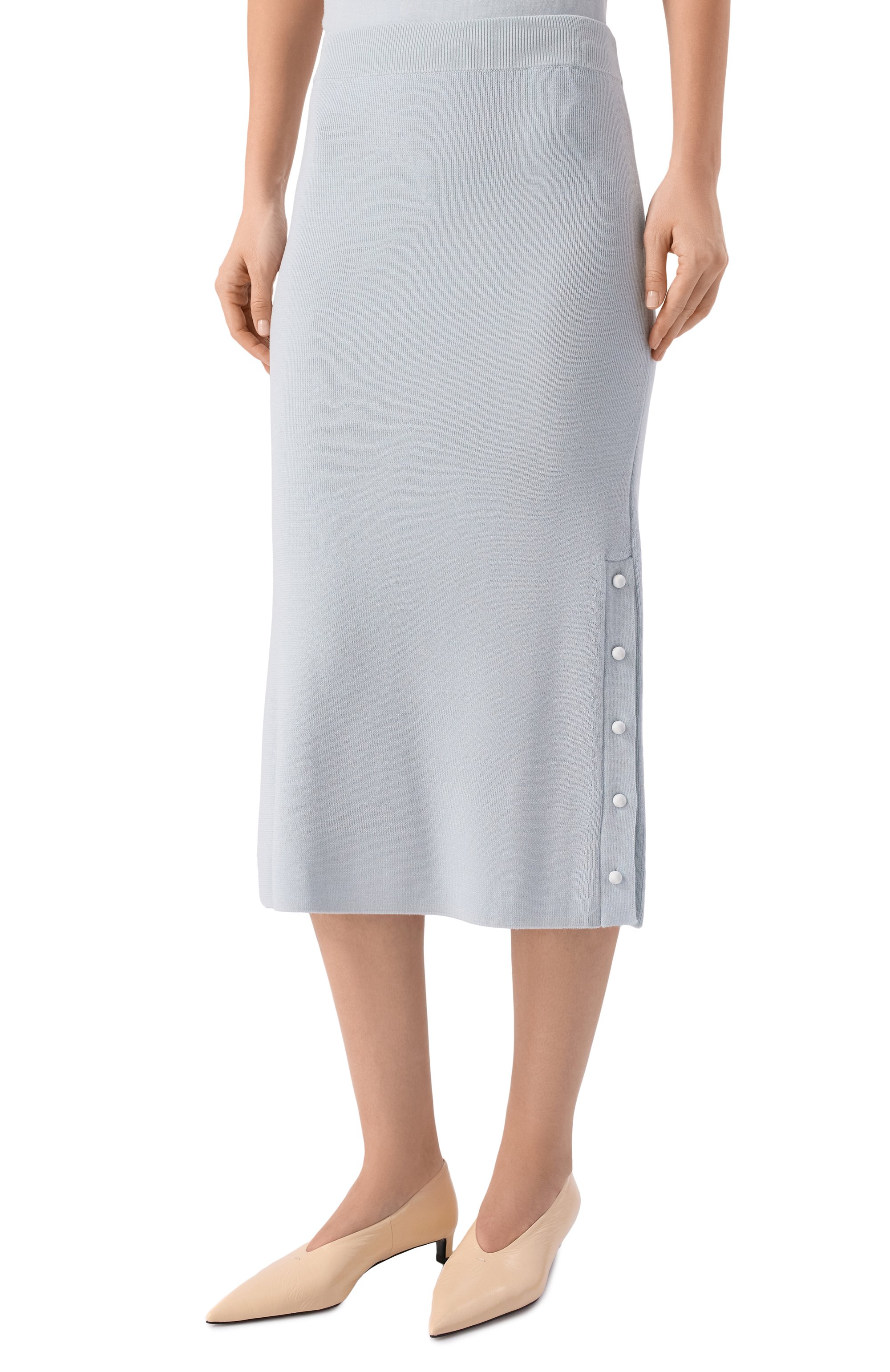 Шерстяная юбка JIL SANDER, арт. J02MA0366/J14830, фото 3