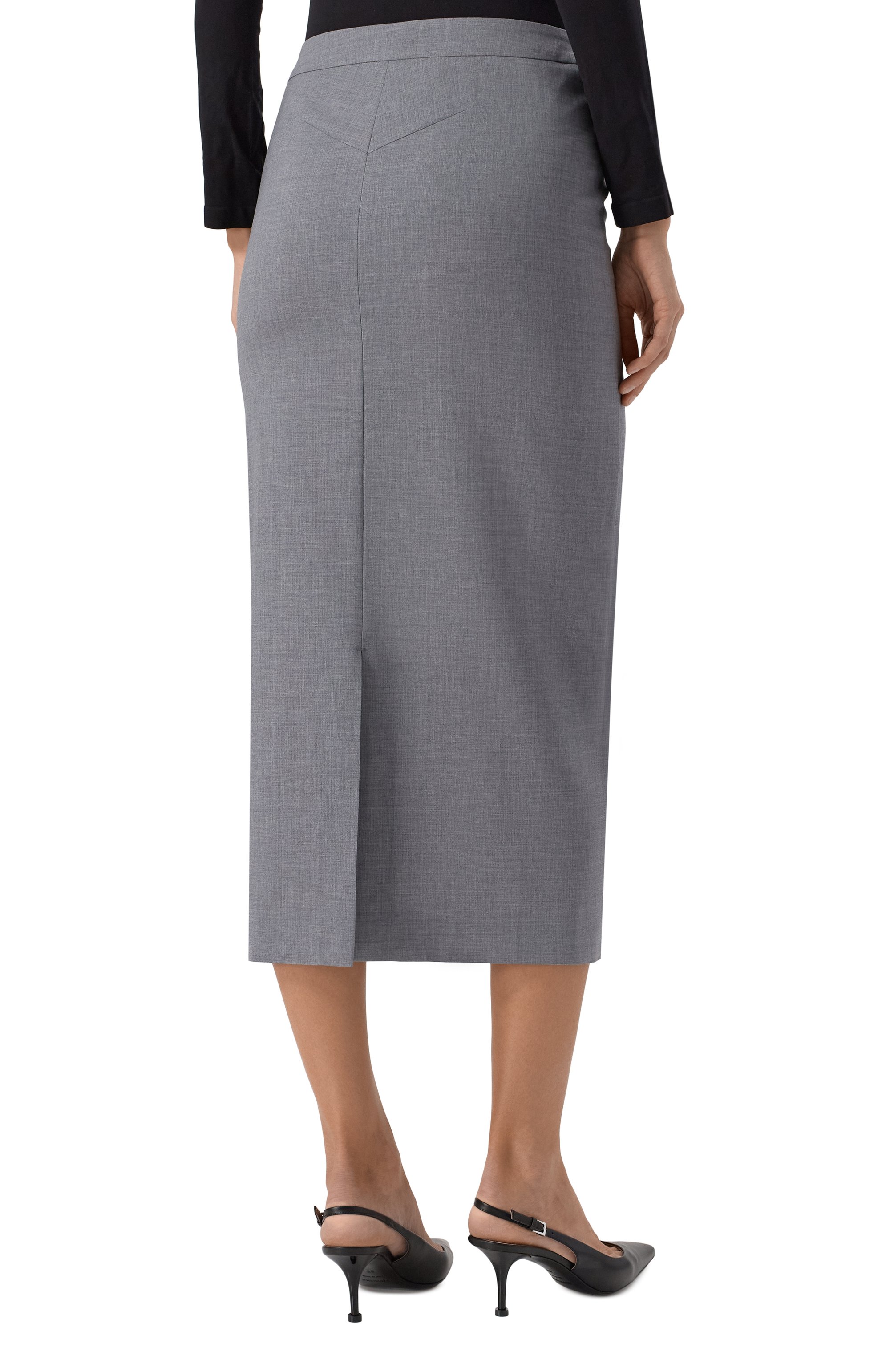 Шерстяная юбка BOSS, арт. 50541977, фото 4