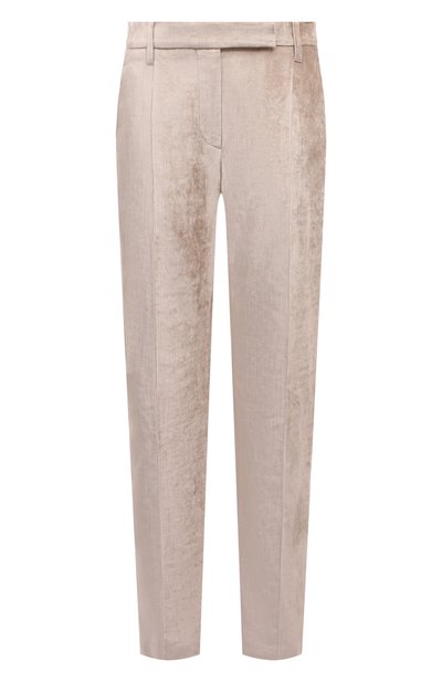 Женские бархатные брюки BRUNELLO CUCINELLI, арт. MP581P8717