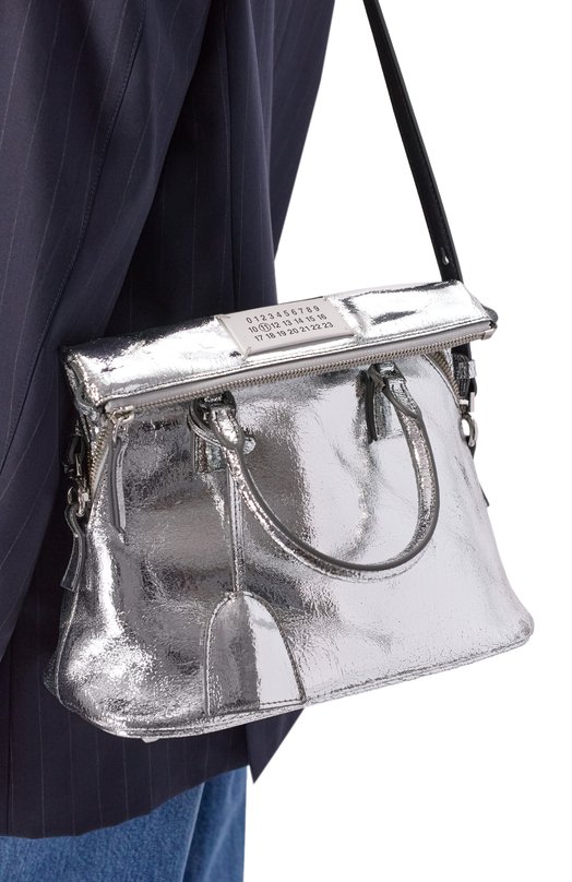 Сумка 5AC Loved to Death mini Maison Margiela SB1WG0075/P5016 Серебряный  SB1WG0075/P5016 Фото 2