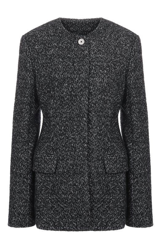 Твидовый жакет TOTEME 254-WR00145-FB0507 Чёрно-белый 254-WR00145-FB0507