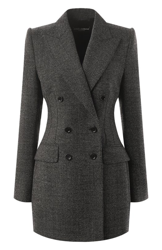 Шерстяной жакет Dolce & Gabbana F29BIT/FM2G4 Серый F29BIT/FM2G4