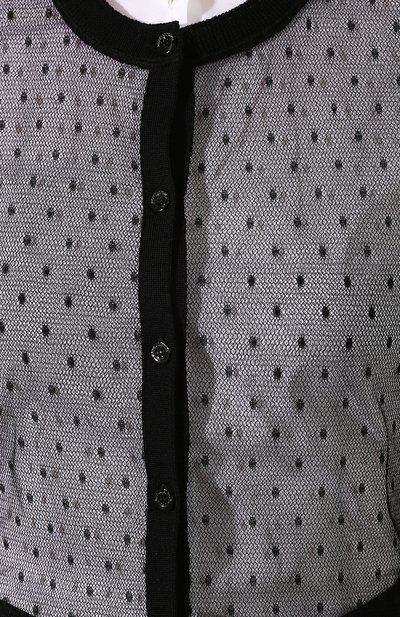 Кардиган REDVALENTINO черного цвета по цене 48500 руб., арт. TR3KAA51/4VM, фото 5 Кардиган REDVALENTINO, арт. TR3KAA51/4VM, фото 5