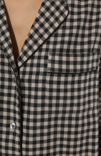 Пижама из хлопка и шерсти ZIMMERLI черно-белого цвета по цене 41250 руб., арт. 4600-11000, фото 5 Пижама из хлопка и шерсти ZIMMERLI, арт. 4600-11000, фото 5