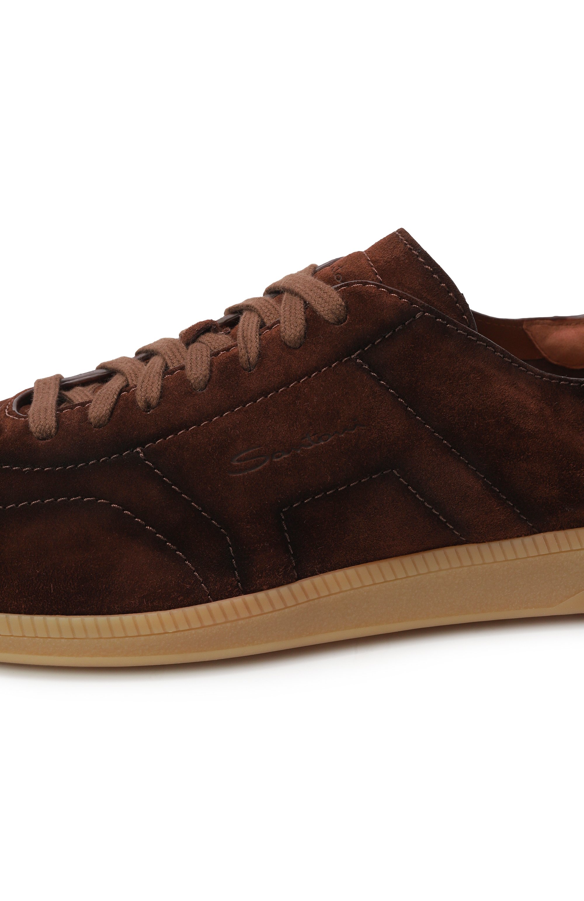 Замшевые кеды dbs oly SANTONI, арт. MBPG22072FARTSE2, фото 7