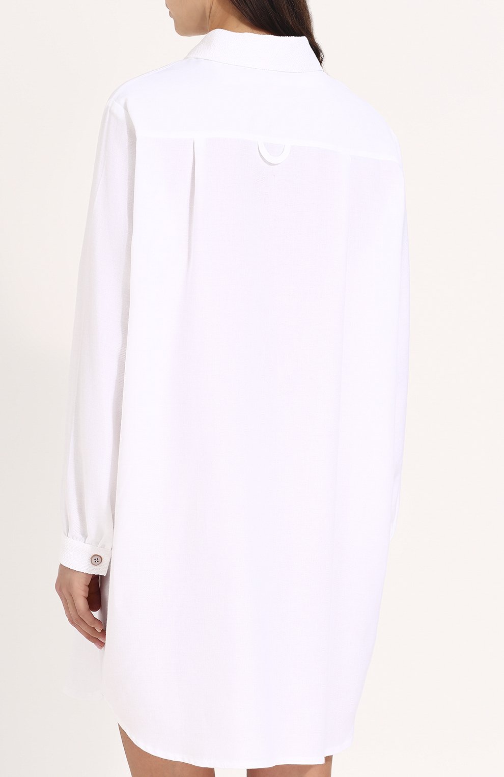 Однотонная хлопковая сорочка свободного кроя CELESTINE, арт. 20000667/VIRGINIA, фото 4