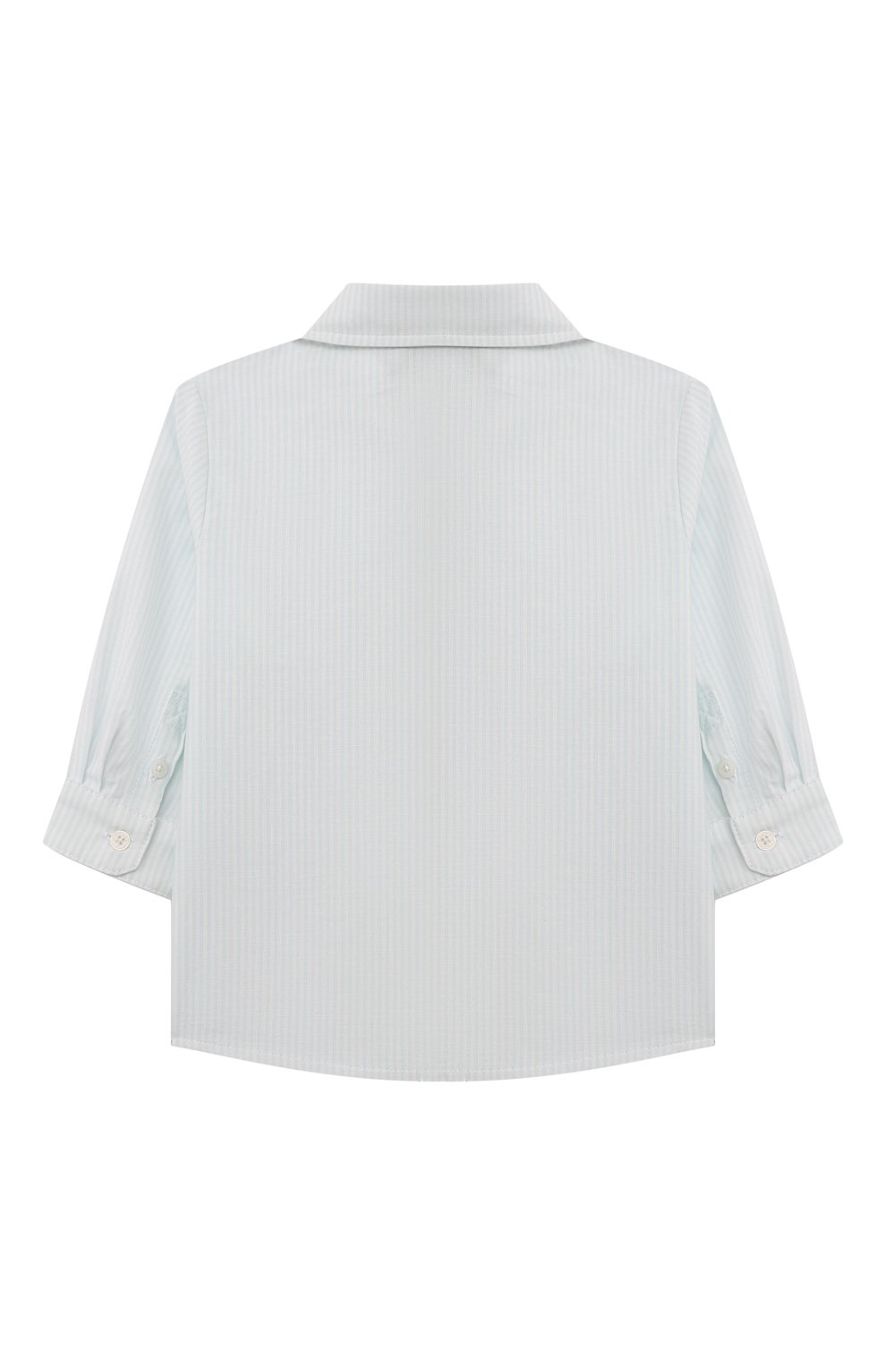 Хлопковая рубашка KENZO голубого цвета по цене 13450 руб., арт. K60502, фото 2 Хлопковая рубашка KENZO, арт. K60502, фото 2