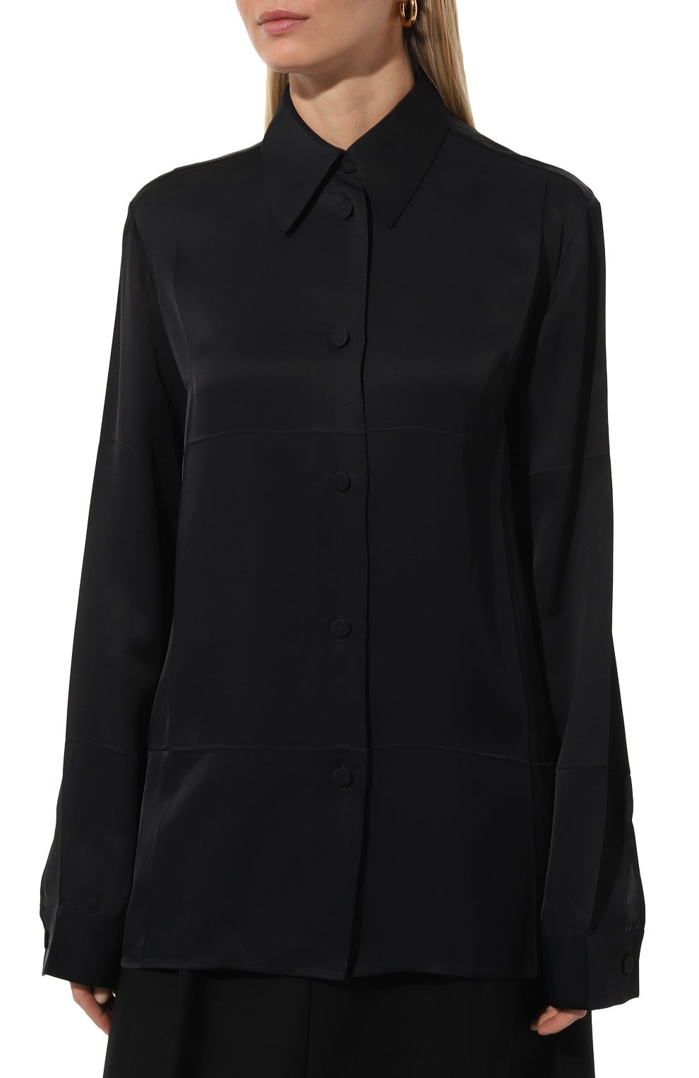 Рубашка из вискозы JIL SANDER, арт. J04DL0005/J65004, фото 3