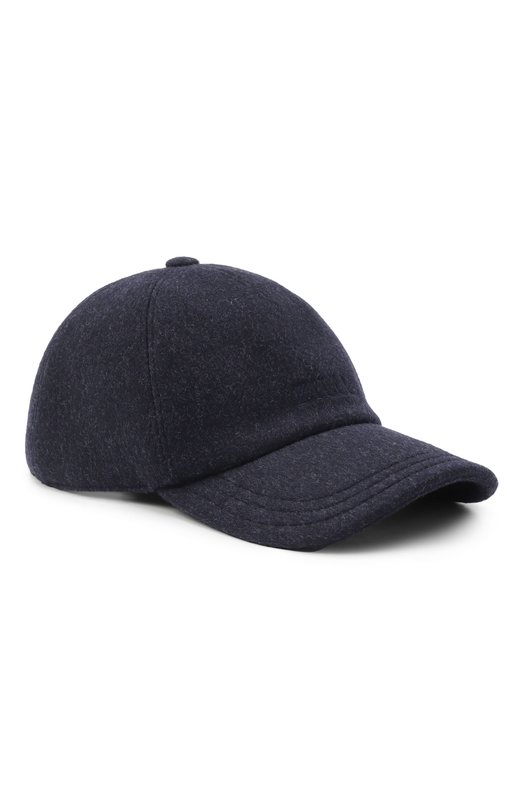 Бейсболка из шерсти и шелка Zilli CAP002M0240VZL000 Синий CAP002M0240VZL000