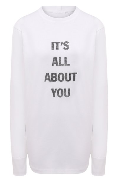 Женская хлопковый лонгслив HELMUT LANG, арт. L05HW509