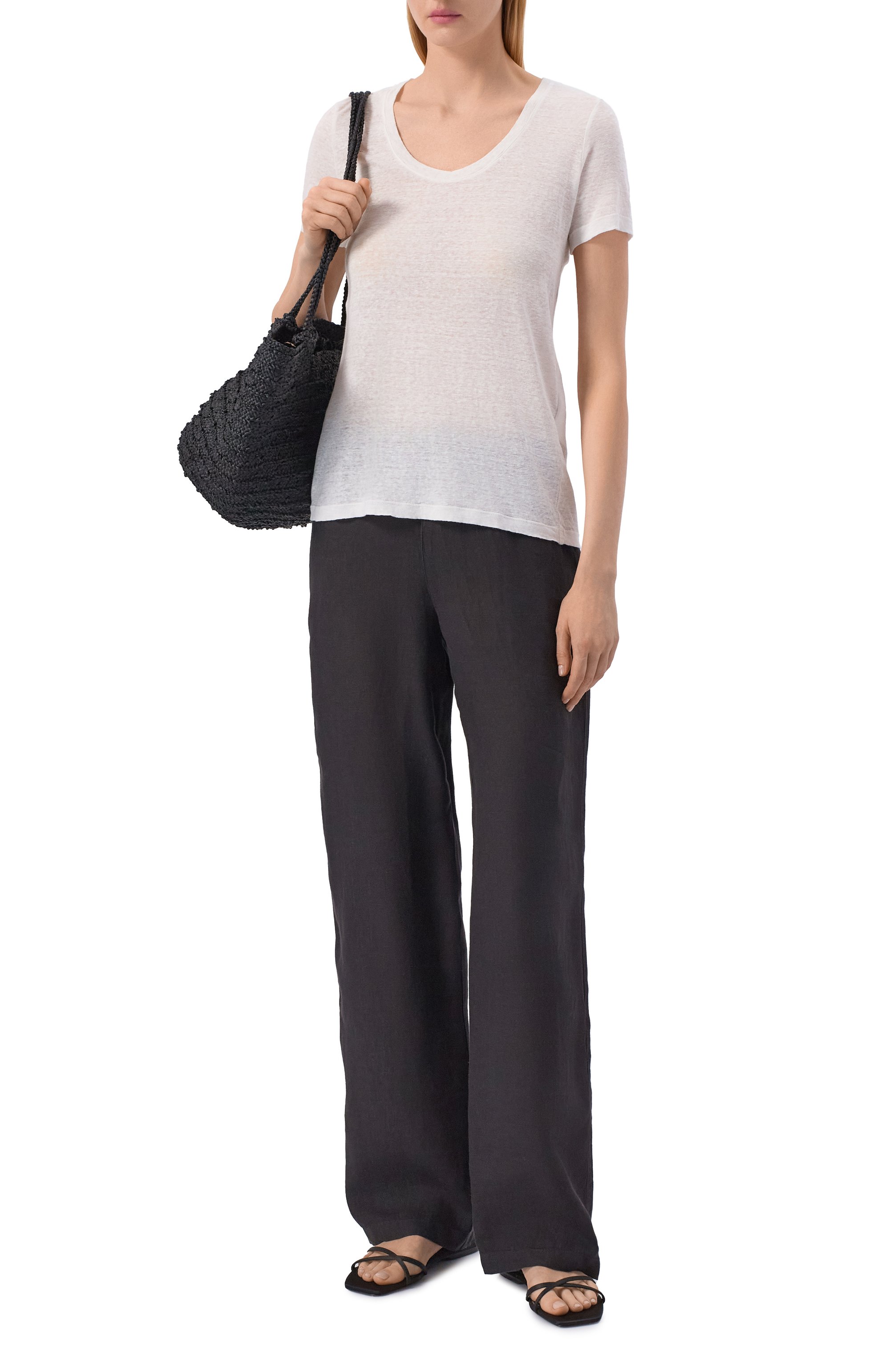 Льняная футболка 120% LINO, арт. 33ALIW7761/000B568, фото 2