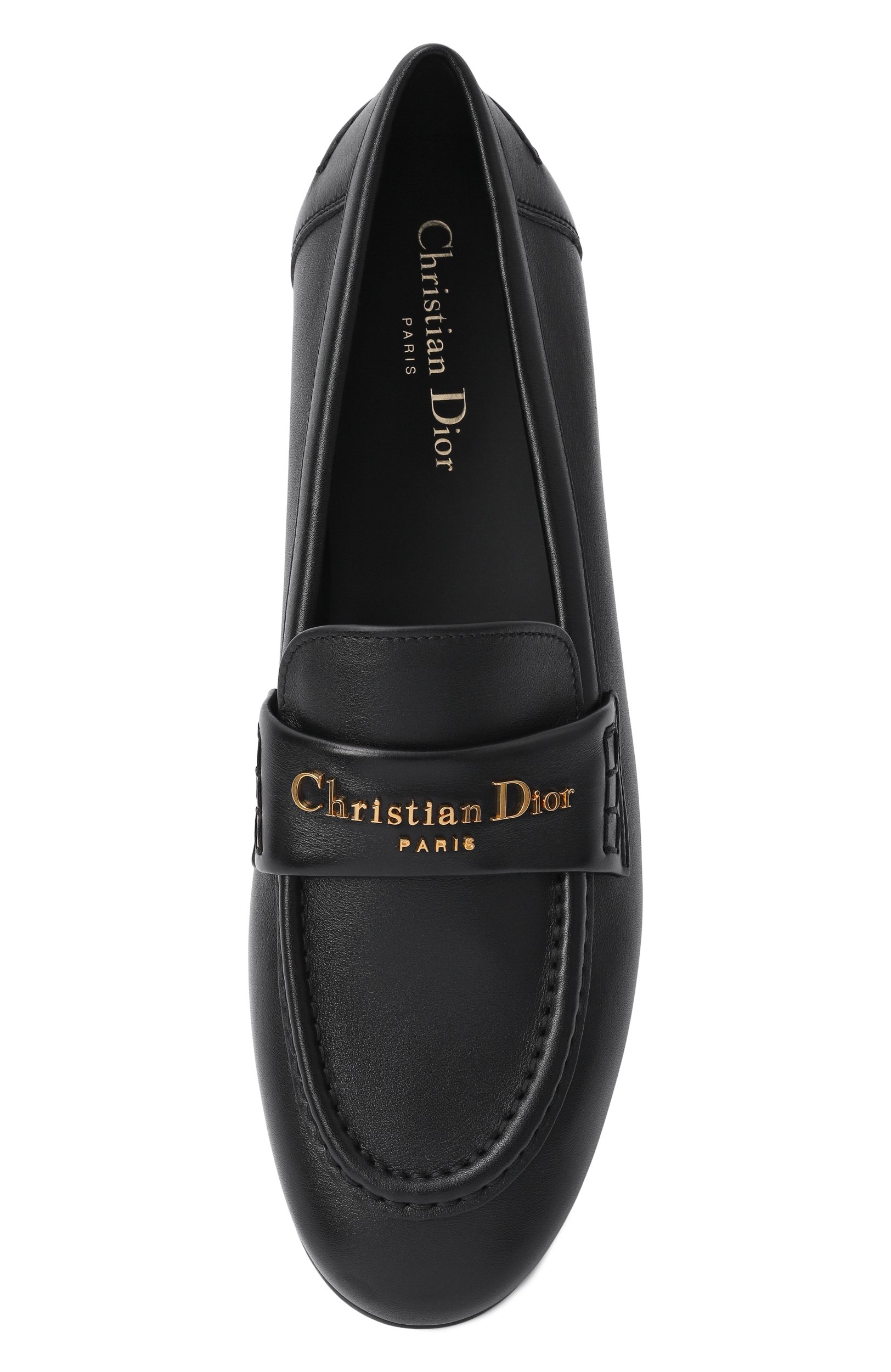 Кожаные лоферы dior boy DIOR черного цвета по цене 131000 руб., арт. KDF039VS0, фото 6 Кожаные лоферы dior boy DIOR, арт. KDF039VS0, фото 6
