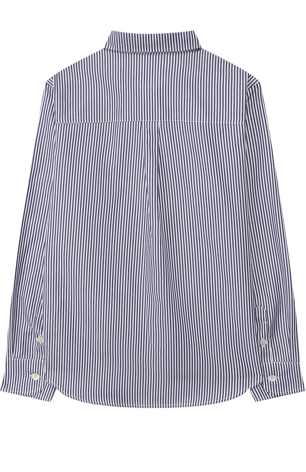 Хлопковая рубашка с нашивкой FENDI синего цвета по цене 21700 руб., арт. JMC069/A4RD/6A-8A, фото 2 Хлопковая рубашка с нашивкой FENDI, арт. JMC069/A4RD/6A-8A, фото 2