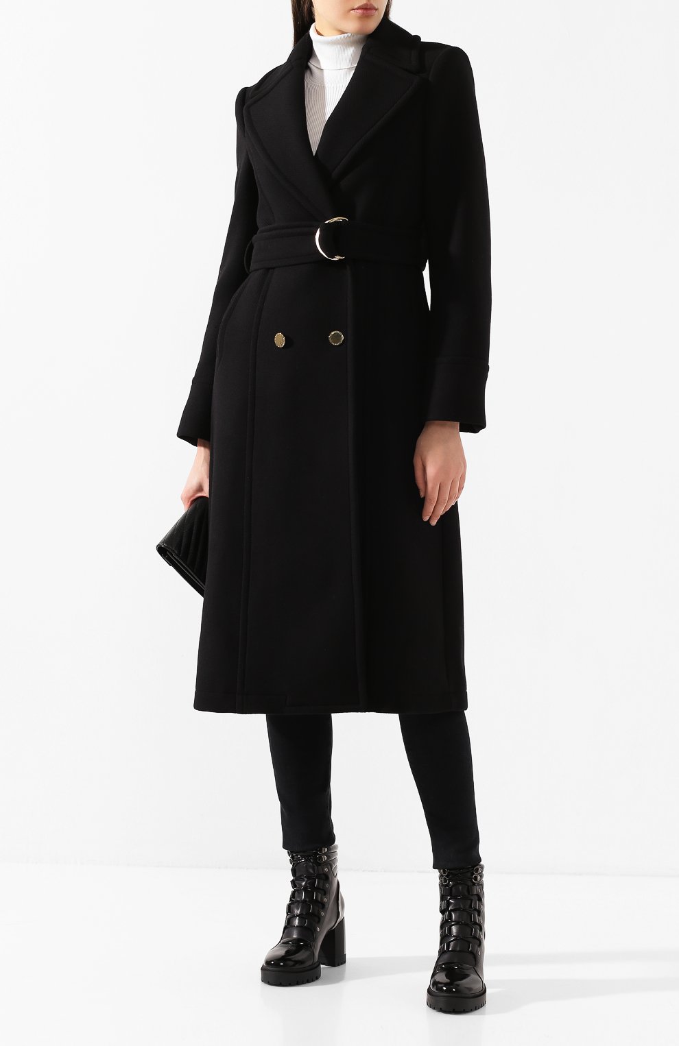 Кожаные ботильоны CASADEI черного цвета по цене 127500 руб., арт. 1R138N0701C02719000, фото 2 Кожаные ботильоны CASADEI, арт. 1R138N0701C02719000, фото 2