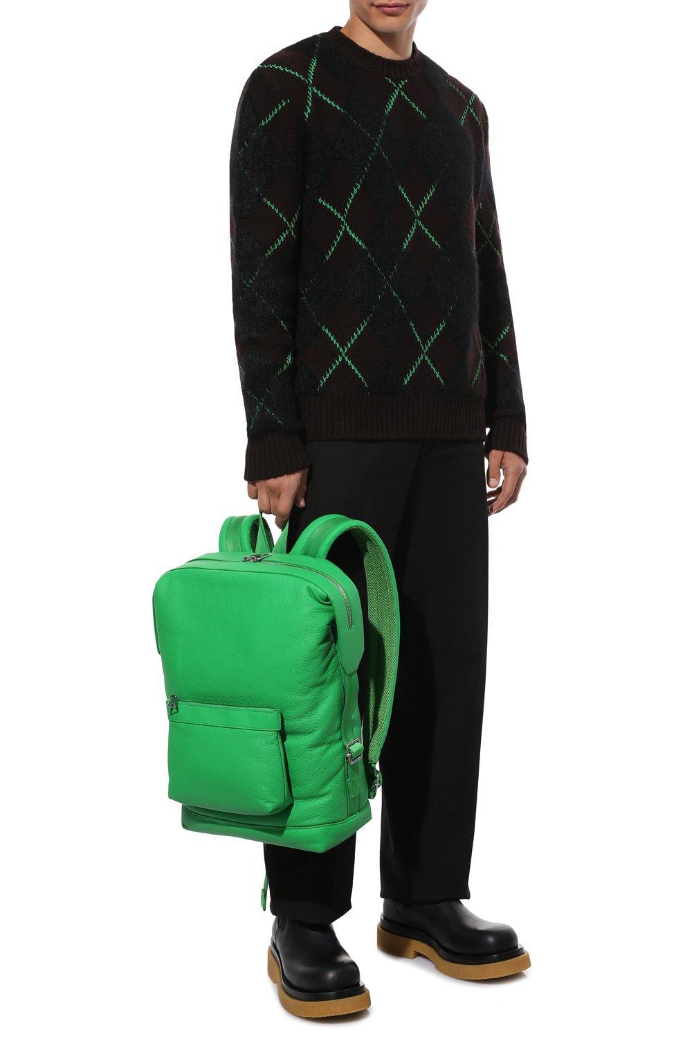 Кожаный рюкзак classic pillow BOTTEGA VENETA, арт. 658066/V00Z3, фото 3