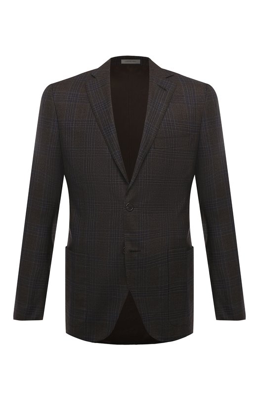 Шерстяной пиджак Corneliani 946002-9416277 Коричневый 946002-9416277
