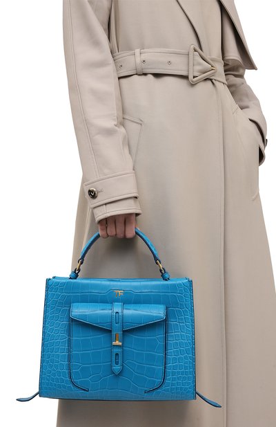 Сумка t twist small из кожи аллигатора TOM FORD, арт. L1203T-EAL001/AMIS, фото 2