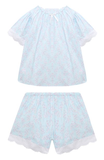 Хлопковая пижама AMIKI CHILDREN, арт. NATHALIE/BLUE FL0WERS, фото 1