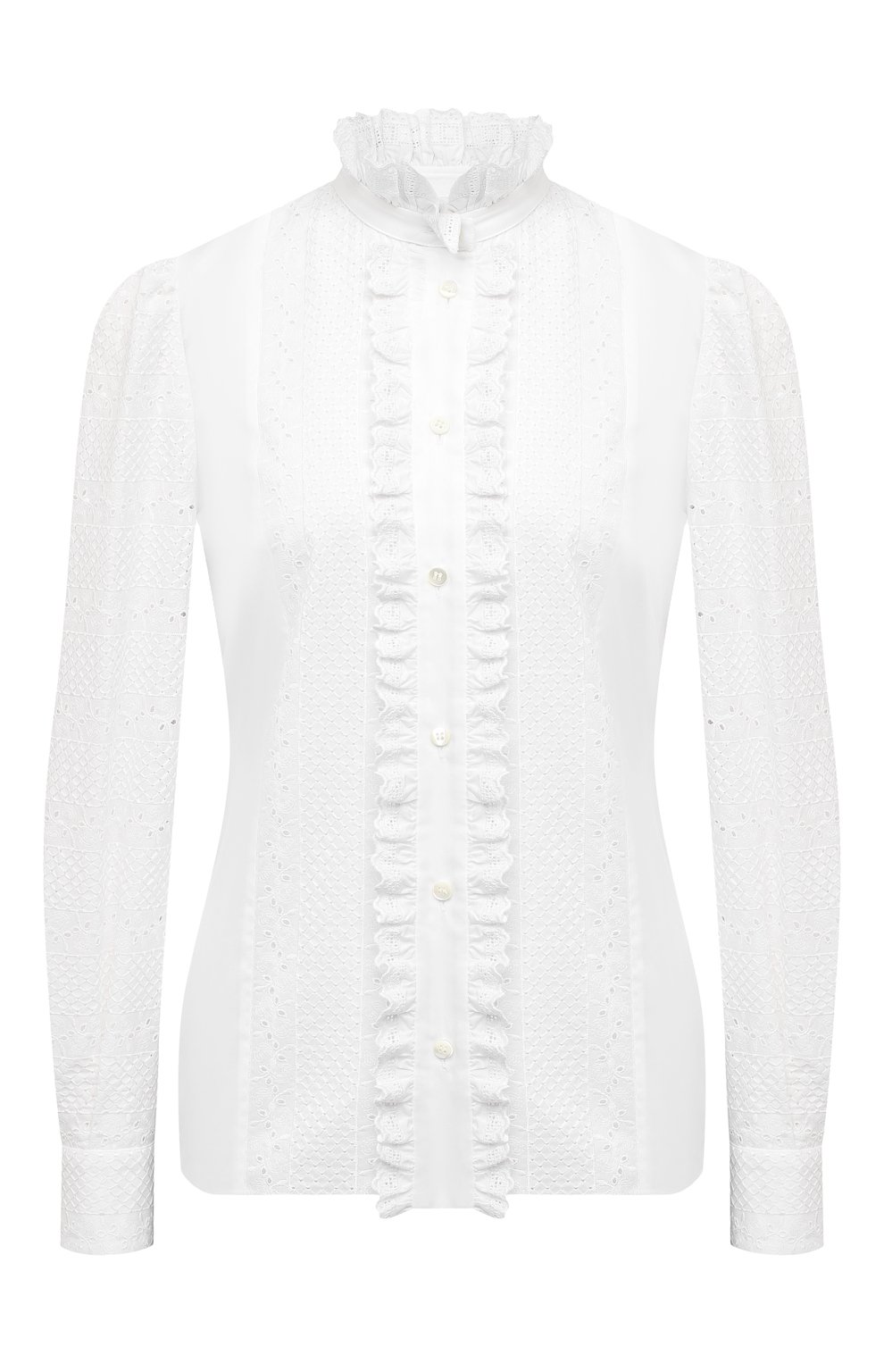 Хлопковая блузка DOLCE & GABBANA, арт. F5N57T/FR5CJ, фото 1