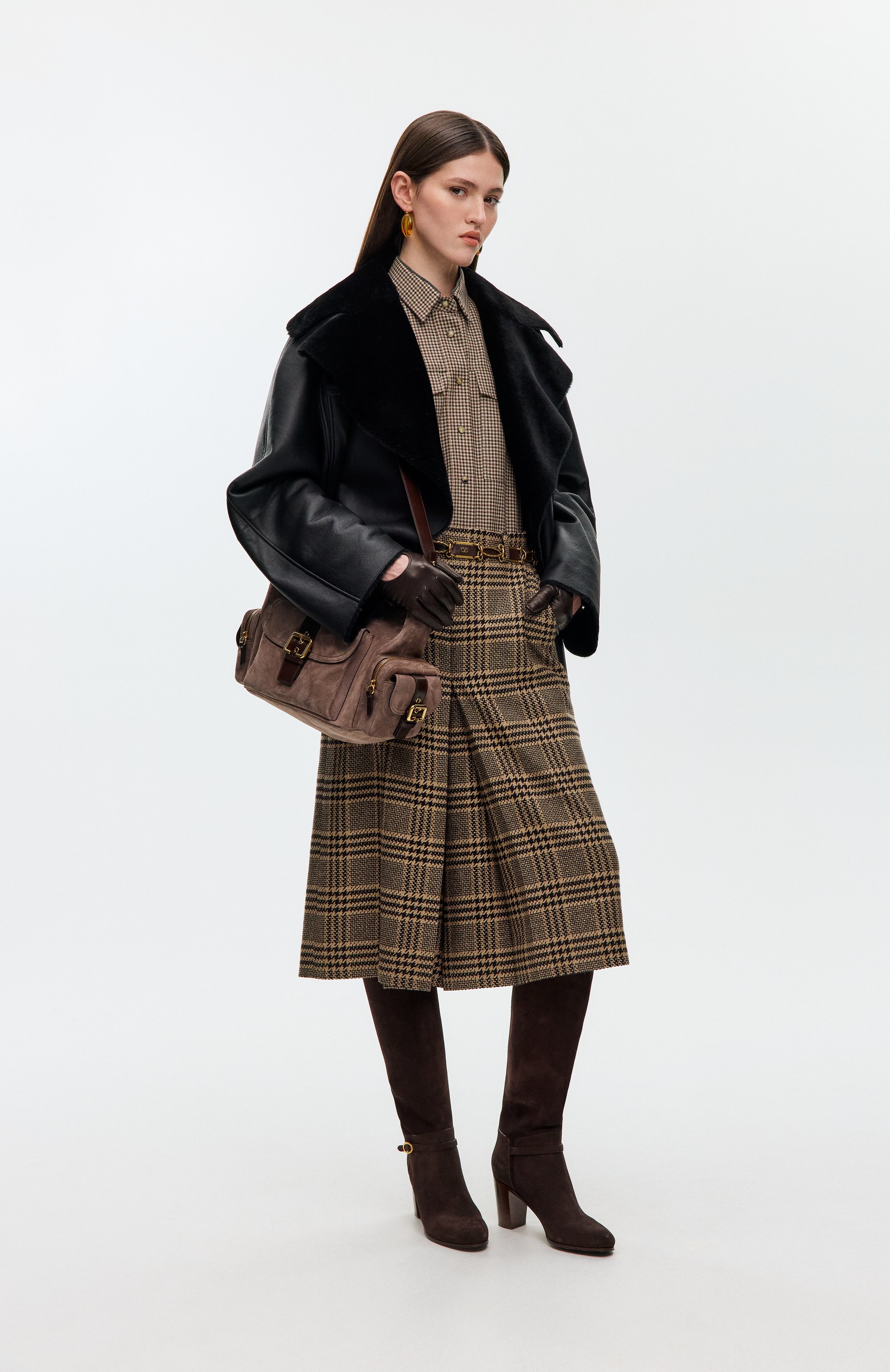 Кюлоты из шелка и кашемира SAINT LAURENT, арт. 831073/Y3J67, фото 6