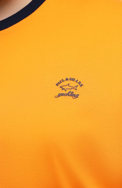 Хлопковая футболка PAUL&SHARK, арт. 21411067/C00/3XL-6XL, фото 5