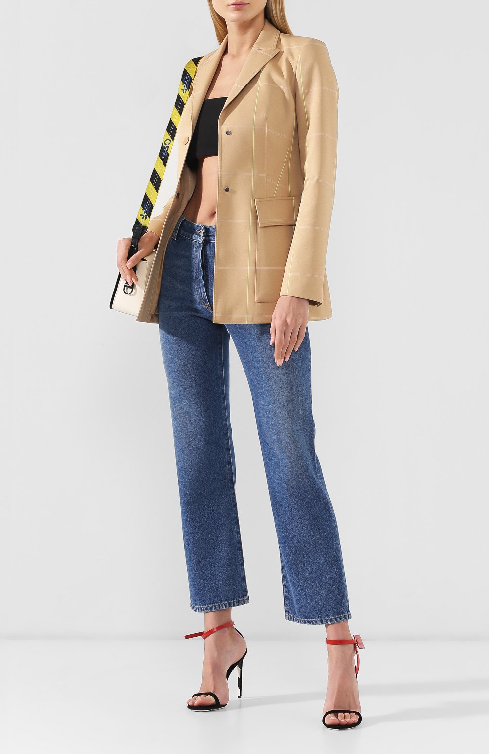 Приталенный жакет OFF-WHITE, арт. 0WEF022R19C910579900, фото 2