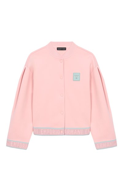 Костюм из толстовки и брюк EMPORIO ARMANI светло-розового цвета по цене 34200 руб., арт. EG000797/AF10126, фото 2 Костюм из толстовки и брюк EMPORIO ARMANI, арт. EG000797/AF10126, фото 2