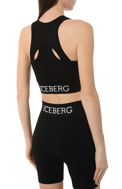 Бра-топ ICEBERG черного цвета по цене 14300 руб., арт. I2P/TA13/6303, фото 4 Бра-топ ICEBERG, арт. I2P/TA13/6303, фото 4