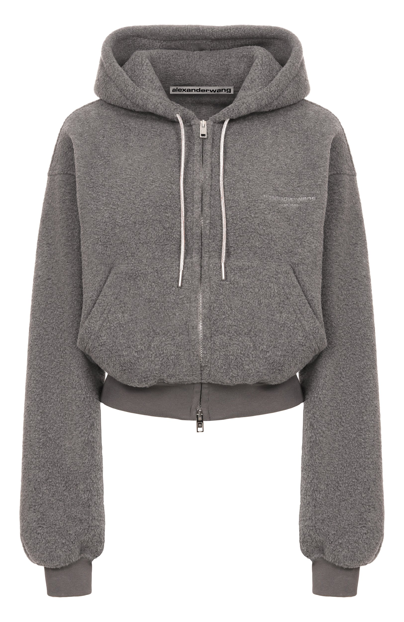 Толстовка ALEXANDER WANG серого цвета по цене 79950 руб., арт. 1CC4262793, фото 1 Толстовка ALEXANDER WANG, арт. 1CC4262793, фото 1