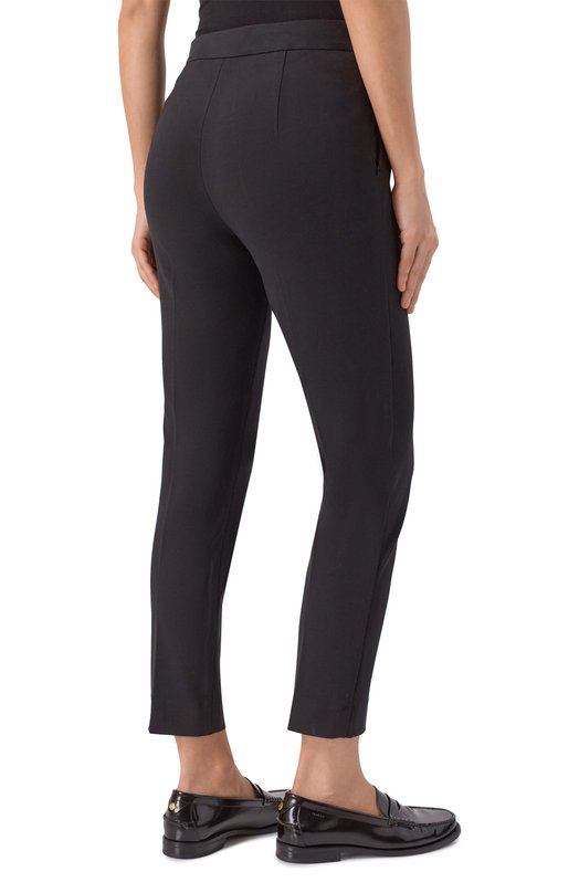 Брюки из вискозы Max Mara PEGN0 Чёрный  PEGN0 Фото 4